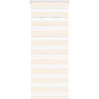 Berkfield Home Zebra Blind Marble Beige 55x150 cm Fabric Width 50.9 cm Polyester