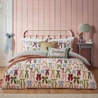 Furn Noortje Bows Parisian Duvet Cover Set | Size: Super King