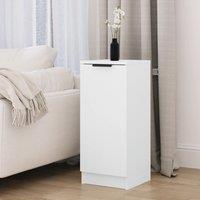 Berkfield Home Sideboard White 30x30x70 cm Engineered Wood | Size: 30 x 30 x 70 cm