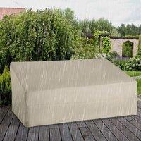 OUTSUNNY 3 Seater Rain Cover Garden Sofa Chair Bench Protector 218x111x101cm in Beige | Size: 218 x 111 x 101 cm