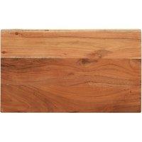 Table Top 40x30x3.8 cm Rectangular Solid Wood Acacia