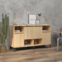 Berkfield Home Sideboards 2 pcs Sonoma Oak 60x35x70 cm Engineered Wood in Brown | Size: 60 x 35 x 70 cm