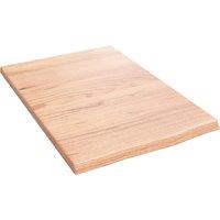 Berkfield Home Wall Shelf Light Brown 40x60x2 cm Treated Solid Wood Oak | Size: 40 x 60 x 2 cm