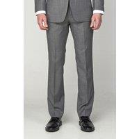 Scott Men's Pick n Pick Contemporary Trousers in Grey | Size: 36R