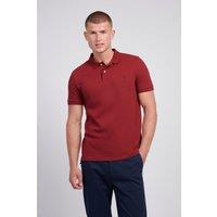 U.S. POLO ASSN. Men's Pique Polo Shirt in Dark Red | Size: Large