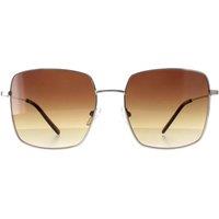 CALVIN KLEIN Women's Square Gold Brown Gradient CK22121S