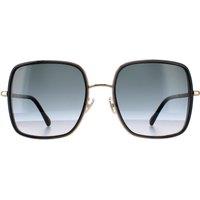 Jimmy Choo Women's Square Gold Grey Dark Grey Gradient JAYLA/S