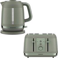 KENWOOD Kettle 1.7L & 4 Slice Toaster Set, Dusk in Green | Size: 2 Pack