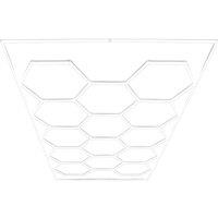 Monstershop Hexagon LED Lighting x 14 in White | Size: Large