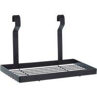 Orsina Sorello Matt Black Single Shelf Storage Rack
