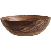 Orsina Rosi Small Round Sheesham Wood Salad Bowl in Brown