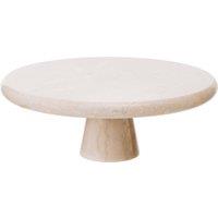 Orsina Himaya Champagne Marble Cake Stand in Cream