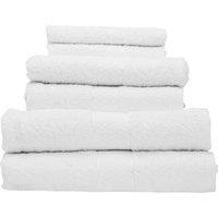Orsina Thread & Loom 6Pc Towel Set in White
