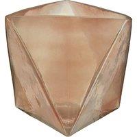 Orsina Rambia Large Pink Glass Candle Holder