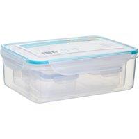 Orsina Coloured Fresh Seal Set Of 10 Airtight Lid Food Containers, Airtight Lid Storge Containers For Kitchen in Clear