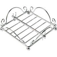 Orsina Helix Chrome Wire Napkin Holder in Silver