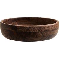 Orsina Rosi Small Round Sheesham Wood Salad Bowl in Brown