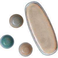 Vinga Nomimono Serving Bowl Set in Beige