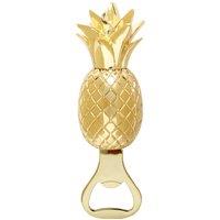 Orsina Modern Retro Pineapple Bottle Opener in Gold