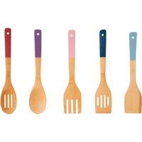 Orsina Aleki 5pc Assorted Bamboo Kitchen Utensil Set