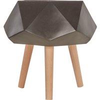 Orsina Darnell BlackMultifaceted Planter - 22cm in Black