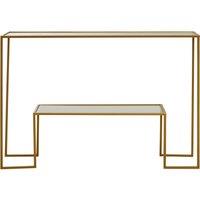 Orsina Avento Gold Finish Console Table