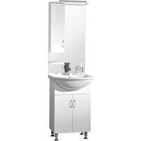 Orsina Aspen Cabinet Basin & Under Sink Small Cabinet Set in White