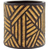 Orsina Darnell Natural & Black Planter