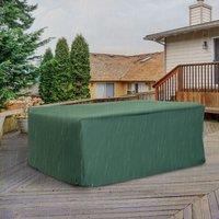 OUTSUNNY UV Rain Protective Cover For Garden Patio Wicker Rattan in Pale Green