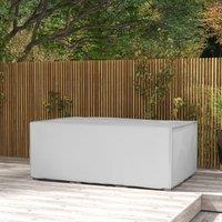 OUTSUNNY UV Rain Protective Cover For Garden Patio Wicker Rattan in Grey