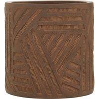 Orsina Darnell Brown Planter