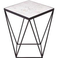 Orsina Shalimar Square Black Finish Base Side Table