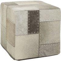 Orsina Safira Grey Pouffe