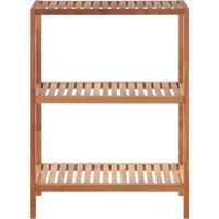 Orsina ARLA 3 Tier Wooden Bathroom Shelf Unit in Brown