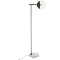 Orsina Revive Black Finish Floor Lamp in Silver
