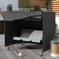 OUTSUNNY Garden Furniture Protector Patio Swing Chair Cover in Dark Grey