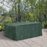 OUTSUNNY Garden Furniture Cover Outdoor Waterproof Rattan Set Rain Protection in Dark Green