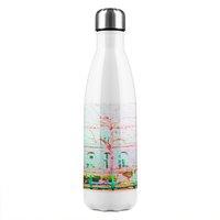 Benjamin Tate Design Red Tree In London Stainless Steel Bottle in Natural