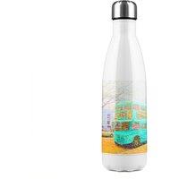 Benjamin Tate Design London Bus Green Front Stainless Steel Bottle in Natural