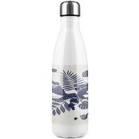 Benjamin Tate Design Decorative Leaf Prints Stainless Steel Bottle in Natural