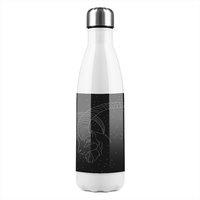 Benjamin Tate Design Capricorn Zodiac Sign Dining Stainless Steel Bottle in Natural