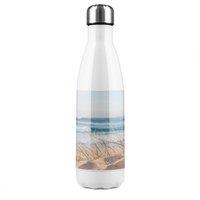 Benjamin Tate Design Dune pacific ocean Designer Stainless Steel Bottle in Natural