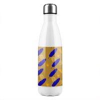 Benjamin Tate Design Trendy Tropical Stainless Steel Bottle in Natural
