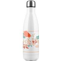 Benjamin Tate Design Love & Flowers Stainless Steel Bottle in Natural