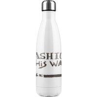 Benjamin Tate Design Fashion This Way Stainless Steel Bottle in Natural