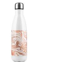 Benjamin Tate Design Rose Gold Marble Stainless Steel Bottle in Natural