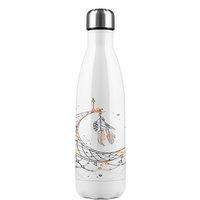 Benjamin Tate Design Dream Catcher With Crescent Moon Stainless Steel Bottle in Natural