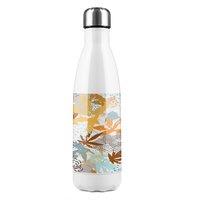 Benjamin Tate Design Japanese Maple Leaves Stainless Steel Bottle in Natural