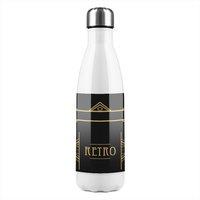 Benjamin Tate Design Art Deco Retro Stainless Steel Bottle in Natural