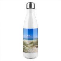 Benjamin Tate Design Salento, sand dunes Designer Stainless Steel Bottle in Natural